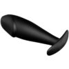 PRETTY LOVE - PLUG ANAL FORMA DE PÊNIS DE SILICONE PRETO - Image 3