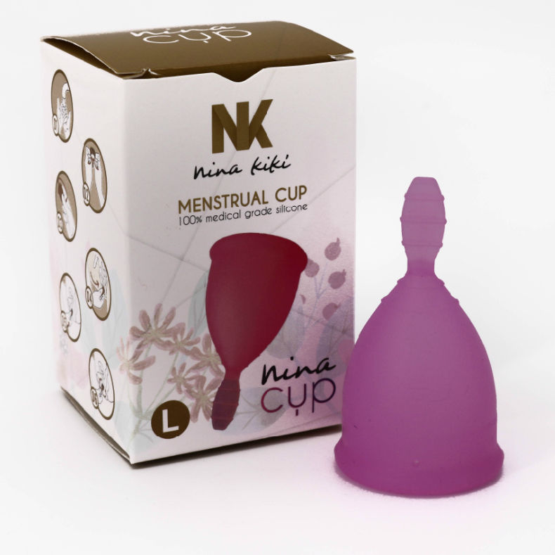 vVigoroso NINA KIKÍ - COPO MENSTRUAL ROXO TAMANHO L 6 + 1 GRTIS