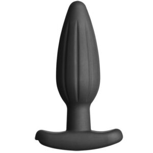 vVigoroso ELECTRASTIM - PLUG ANAL DE SILICONE PRETO ROCKER MÉDIO