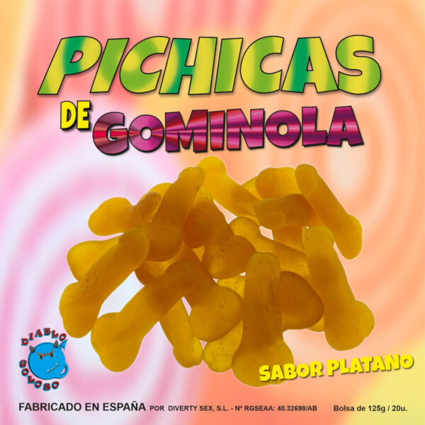 vVigoroso DIABLO GOLOSO - FATIAS DE GOMA DE BANANA
