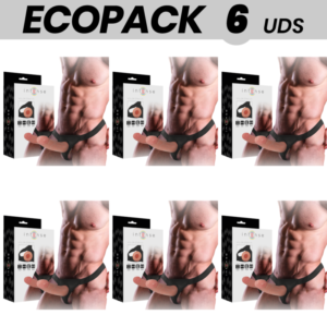 Vigoroso ECOPACK 6 UNIDADES - INTENSE ARNÊS OCO COM DILDO 16 X 3 CM