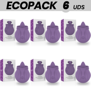 Vigoroso ECOPACK 6 UNIDADES - INTENSE ESTIMULADOR DE CLITÓRIS VIOLETA INTENSE - 10 VIBRAÕES LILS