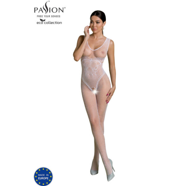 vVigoroso PASSION - COLEO ECO BODYSTOCKING ECO BS003 BRANCO