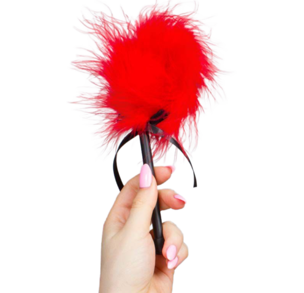 vVigoroso SECRETPLAY - ESPANADOR MARABOU VERMELHO