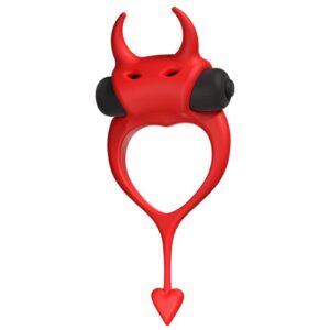 Vigoroso ADRIEN LASTIC - DEVOL COCKRING ANEL VIBRADOR VERMELHO