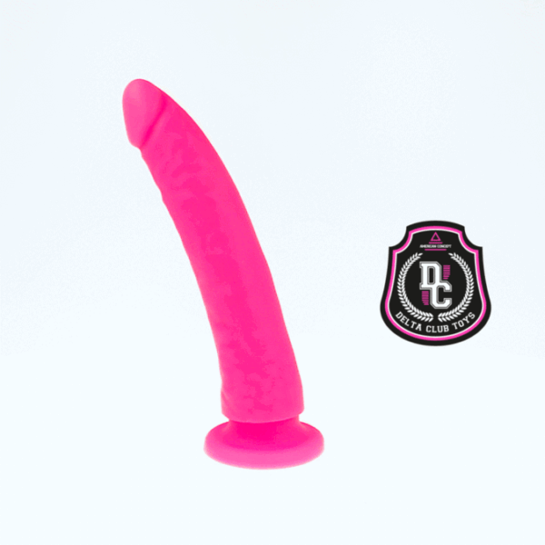 Vigoroso DELTA CLUB - TOYS DILDO MÉDICO ROSA SILICONE 17 CM -O- 3 CM