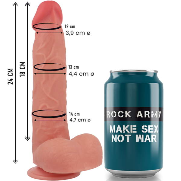 Vigoroso ROCKARMY - SILICONE LÍQUIDO RAPTOR 24 CM -O- 4