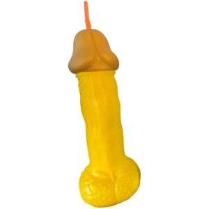 vVigoroso DIABLO PICANTE - VASO PENE PLÁSTICO AMARILLO
