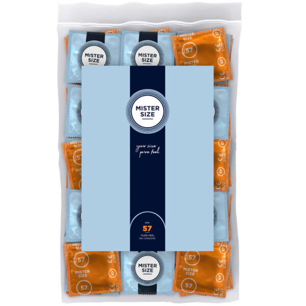 Vigoroso - MISTER SIZE - PRESERVATIVO TAMANHO L 57 MM (100 UNIDADES)