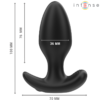 INTENSE - JOEY ANAL PLUG 10 VIBRAÇÕES PRETO CONTROLE REMOTO - Image 3