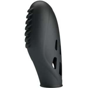 Vigoroso PRETTY LOVE - VIBRADOR DE DEDO DE SILICONE GILO PRETO