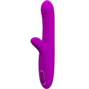 Vigoroso PRETTY LOVE - ANGELIQUE MULTIFUNÇÕES VIBRADOR + ESTIMULADOR DE CLITÓRIS ROXO