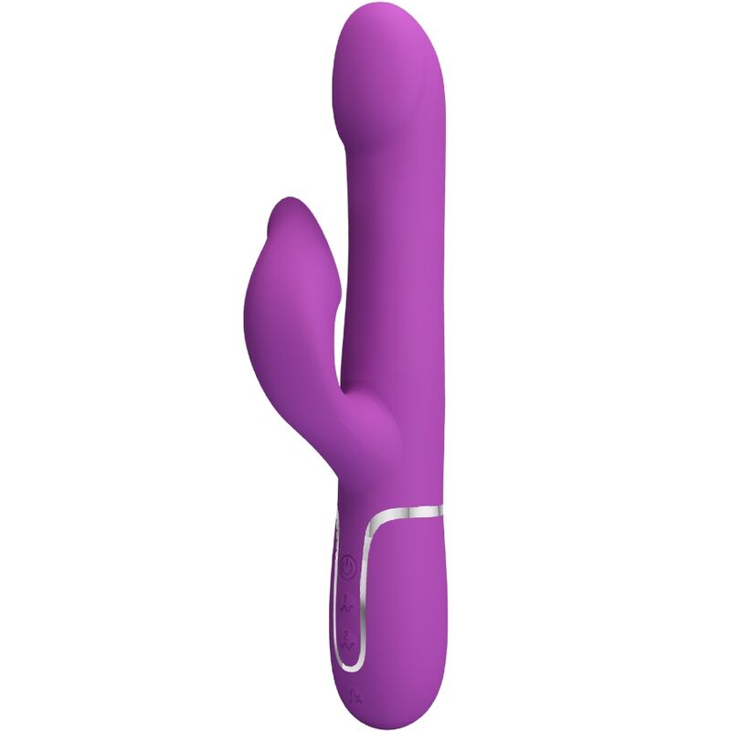 Vigoroso PRETTY LOVE - VIBRADOR E ESTIMULADOR MULTIFUNCIONAL 4 EM 1 ROXO
