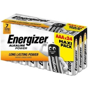 vVigoroso ENERGIZER - ALKALINE POWER PILHA AAA ALCALINA LR03 CAIXA*24 (3 CAIXAS*8 BATERIAS)