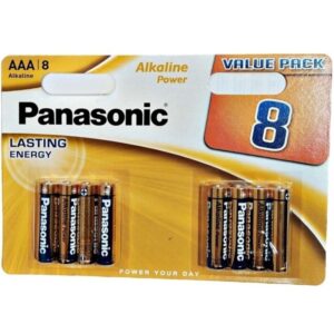 vVigoroso PANASONIC - BATERIA ALCALINA BRONZE AAA LR03 BLISTER*8