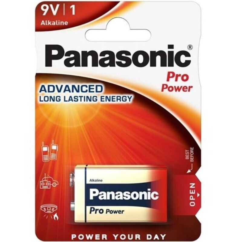 vVigoroso PANASONIC - BATERIA ALCALINA PRO POWER 9V LR61 BLISTER*1
