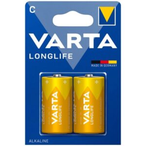 vVigoroso VARTA - BATERIA ALCALINA DE LONGA VIDA C LR14 BLISTER*2