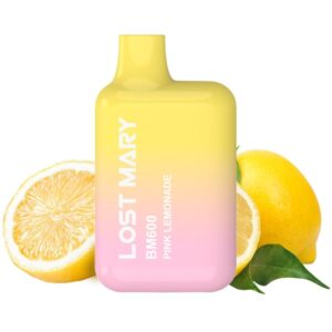 vVigoroso LOST MARY - BM600 NICOTINE VAPER 2% DESCARTÁVEL ROSA LIMONADA