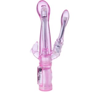 Vigoroso BAILE - VIBRADOR FLEXÍVEL COM ESTIMULADOR ANAL