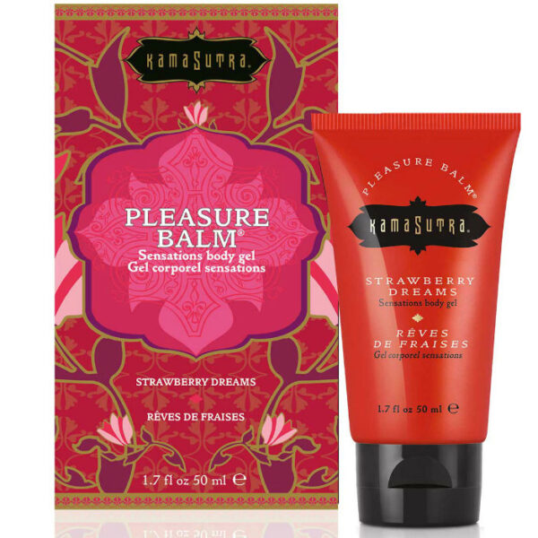 vVigoroso KAMASUTRA - BLSAMO DE PRAZER ESTIMULANTE SABOR DE SONHOS DE MORANGO 50ML