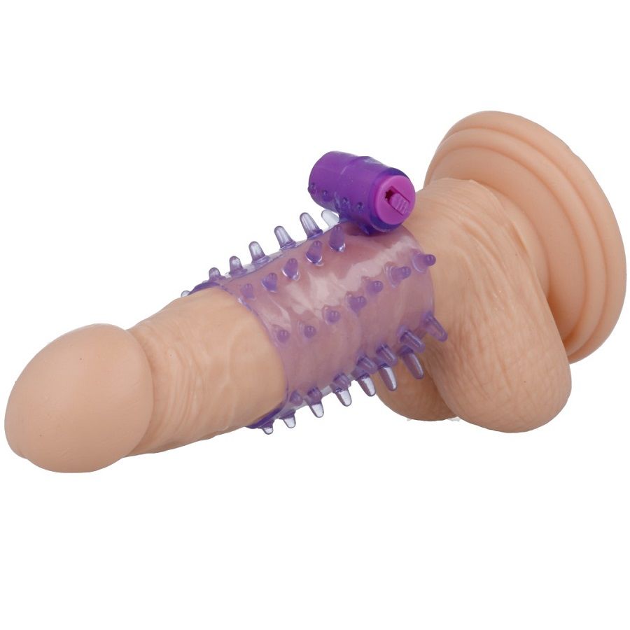 Vigoroso CASUAL LOVE - TAMPA DO PÊNIS DO VIBRADOR DE LILAC ANEL
