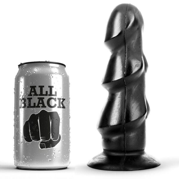 Vigoroso ALL BLACK - DILDO 17 CM