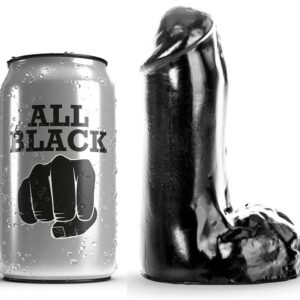Vigoroso ALL BLACK - DILDO REALÍSTICO 13 CM