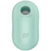 SATISFYER - PRO TO GO 2 ESTIMULADOR E VIBRADOR DE PULSO DE AR DUPLO VERDE - Image 2