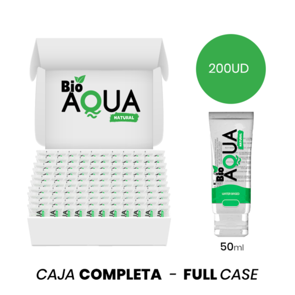 vVigoroso MOQ 200 - BIOAQUA LUBRIFICANTE À BASE DE ÁGUA INGREDIENTES NATURAIS 50 ML