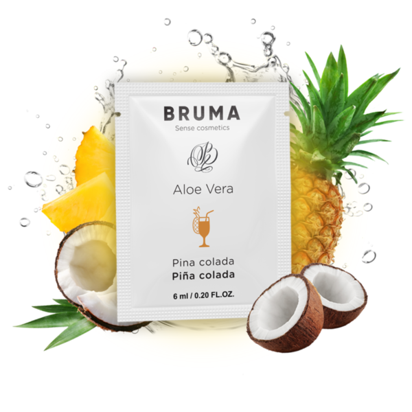 vVigoroso BRUMA - GEL DESLIZANTE DE ALOE VERA SABOR PINA COLADA 6 ML