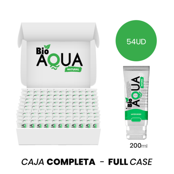 vVigoroso MOQ 54 - BIOAQUA LUBRIFICANTE À BASE DE ÁGUA INGREDIENTES NATURAIS 200 ML