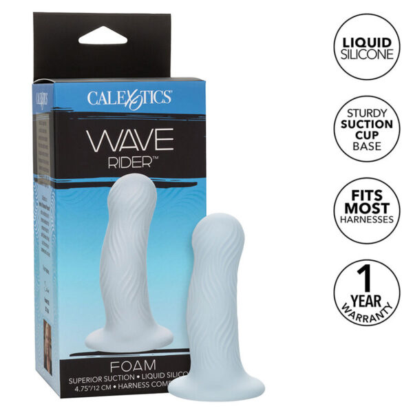 Vigoroso CALEXOTICS - WAVE RIDER PLUG ANAL DE ESPUMA AZUL