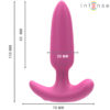 INTENSE - ROSS ANAL PLUG 10 VIBRAÇÕES ROSA CONTROLE REMOTO - Image 3