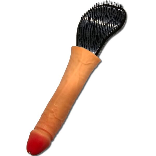 vVigoroso DIABLO PICANTE - ESCOVA DE CABELO COM PÊNIS NA PONTA