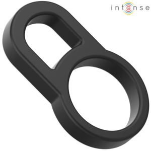 Vigoroso INTENSE - BOBBY DUPLO ANEL DE SILICONE PARA PÊNIS PRETO