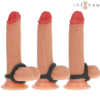 INTENSE - CARSON ANEL DE PÊNIS DUPLO DE SILICONE PRETO MODELO 4 - Image 2