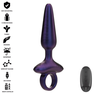Vigoroso INTENSE - MARLON VIBRADOR ANAL PLUG MODELO 4 CONTROLE REMOTO