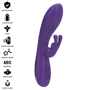 Vigoroso INTENSE - RANDALL RABBIT VIBRADOR 10 VIBRAÇÕES ROXO