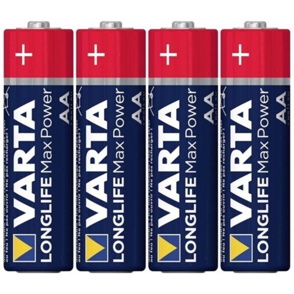 vVigoroso VARTA - PILHA RETRÁTIL AA LR6 ALCALINA MAX POWER*4