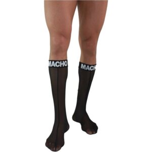 vVigoroso MACHO - MEIAS FINAS TAMANHO ÚNICO PRETO
