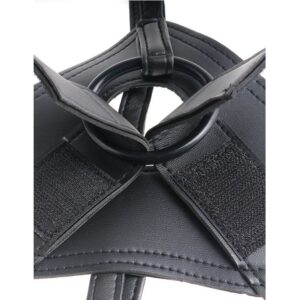 Vigoroso KING COCK - HARNESS COM PÊNIS MARROM REALISTA 20