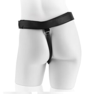 Vigoroso KING COCK - HARNESS COM PÊNIS PRETO REALISTA 22
