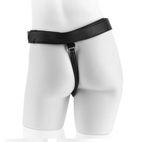 Vigoroso KING COCK - HARNESS COM PÊNIS PRETO REALISTA 22