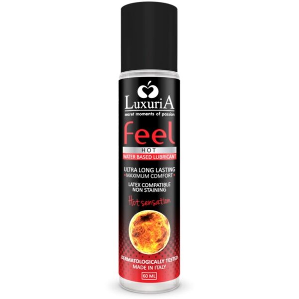 vVigoroso INTIMATELINE - LUXURIA FEEL HOT SENSATION LUBRIFICANTE BASE DE GUA 60 ML