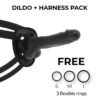 COCK MILLER - ARNÊS + DENSIDADE DE SILICONE ARTICULVEL COCKSIL PRETO 18 CM - Image 2