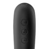 SATISFYER - VIBRADOR DE PULSO DE AR DUAL KISS PRETO - Image 3