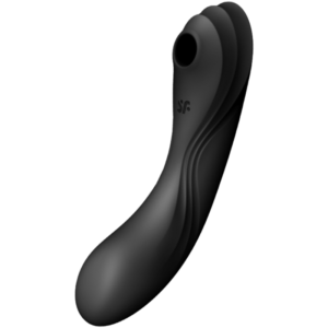 Vigoroso SATISFYER - VIBRADOR DE PULSO DE AR CURVY TRINITY 4 PRETO