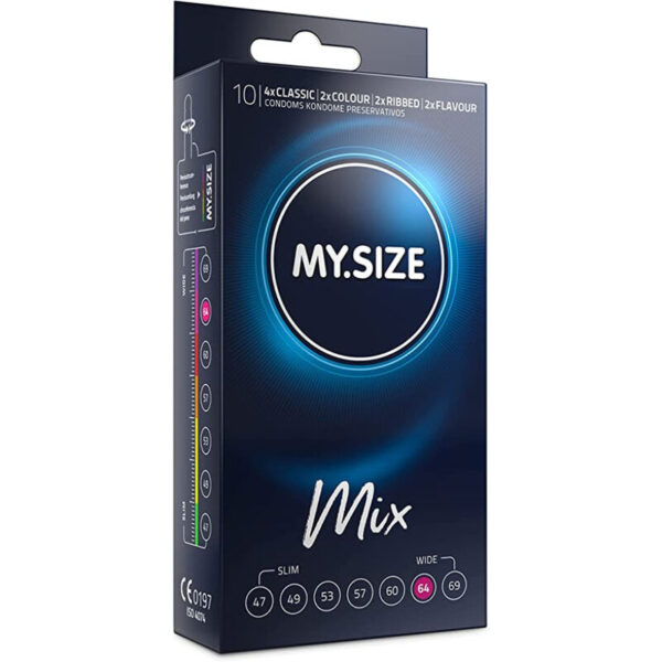 Vigoroso - MY SIZE - MIX PRESERVATIVOS 64 MM 10 UNIDADES