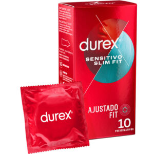 Vigoroso - DUREX - SENSITIVO SLIM FIT 10 UNIDADES