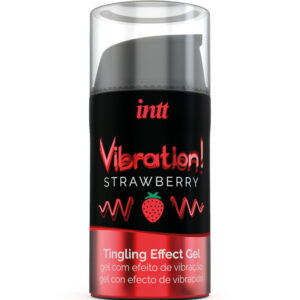 vVigoroso INTT - PODEROSO ESTIMULANTE ÍNTIMO GEL VIBRATÓRIO LÍQUIDO MORANGO 15 ML